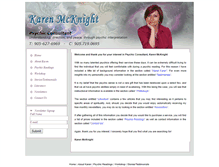 Tablet Screenshot of karenmcknight.ca